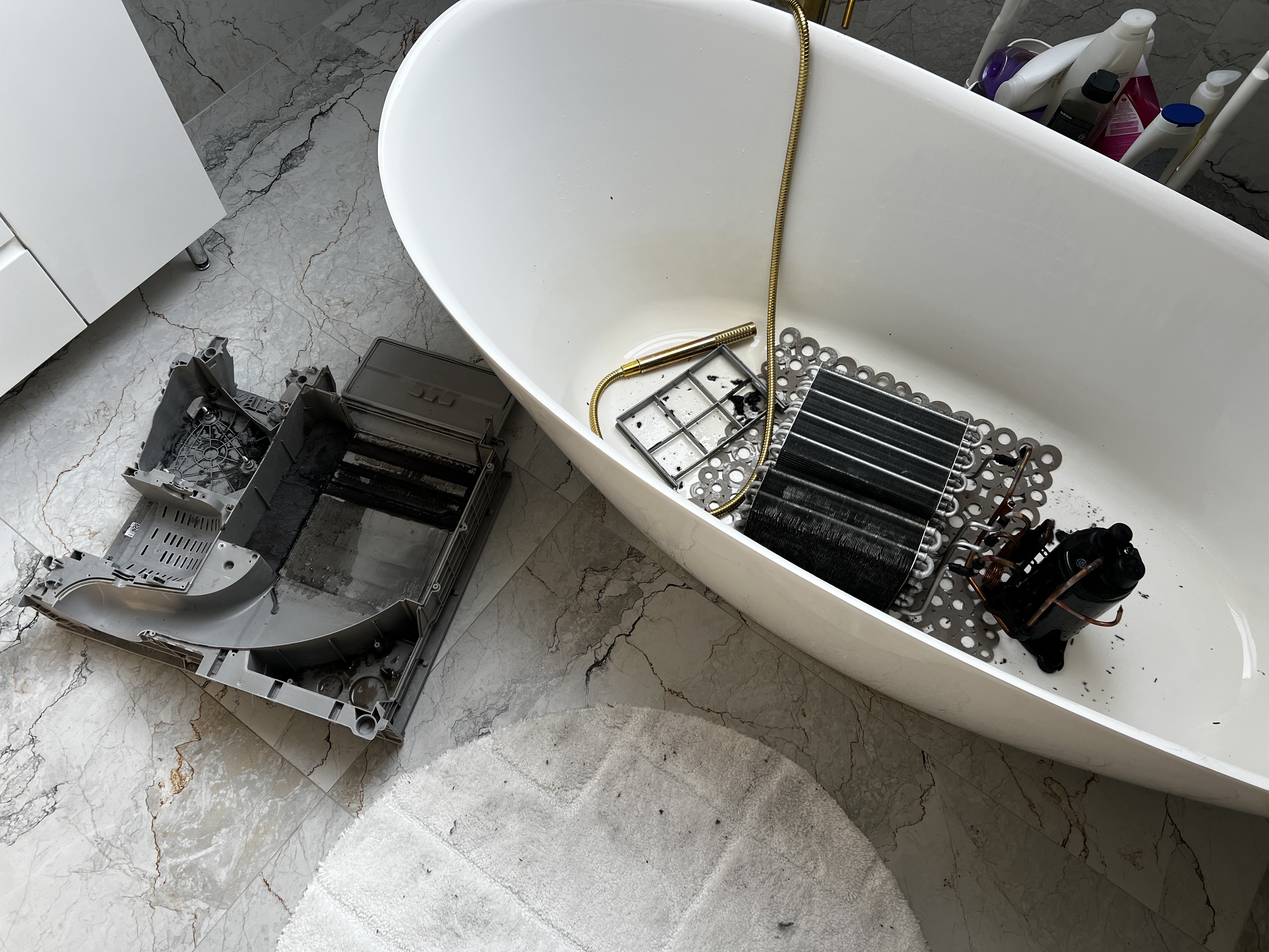 Całkowite czyszczenie suszarki wraz z wymiennikiem ciepła