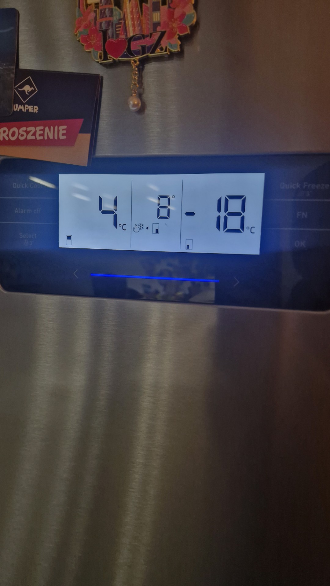 Lodówka po naprawie — 4°C / -18°C